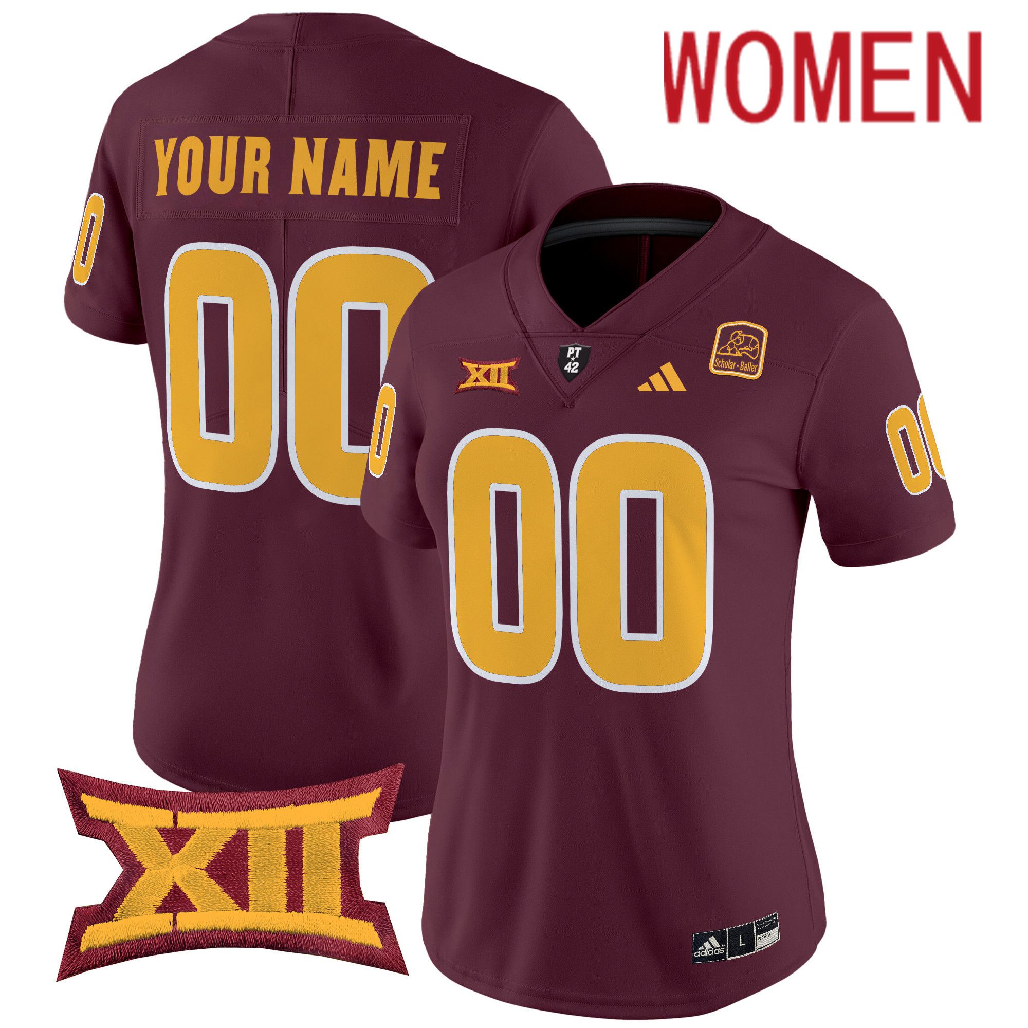 Women Arizona State Sun Devils Red 2024 Vapor Limited Custom NCAA Jersey->customized ncaa jersey->Custom Jersey